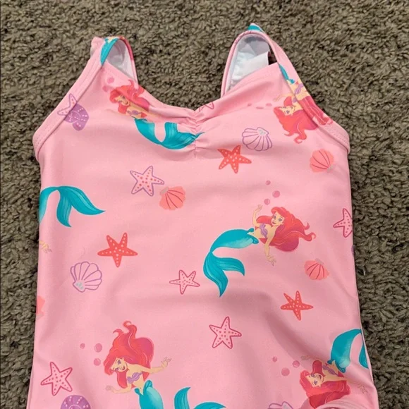 Pink Mermaid Kids Swimsuit - Picture 3 of 6